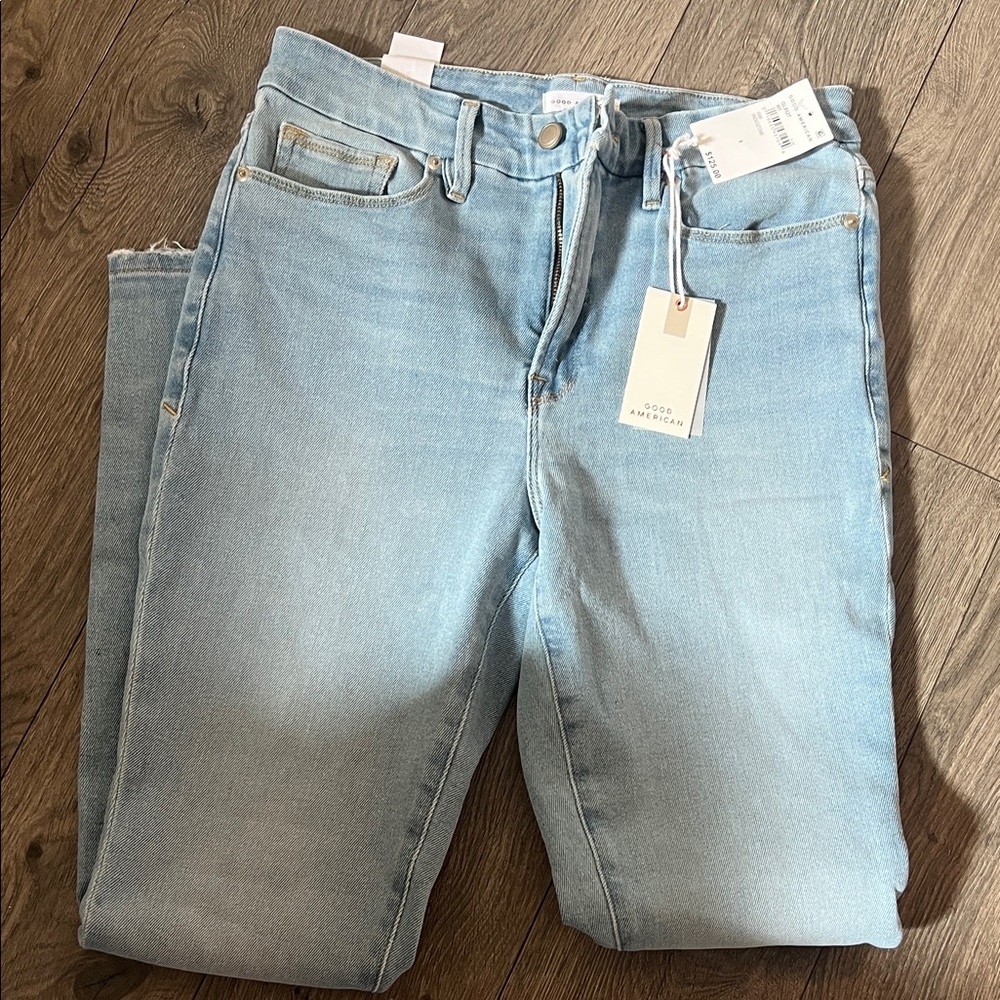 Good American Light Blue Skinny Jeans - Picture 2 of 5